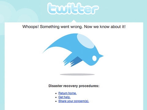 Twitter: Opa! Algo deu errado. E agora nós sabemos!
